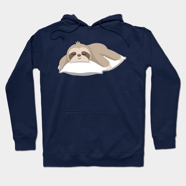 Sleepy Sloth Hoodie by herofficial